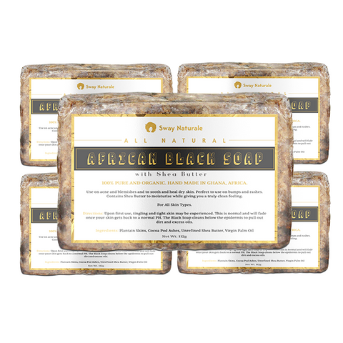 African Black Soap - 5 Pack